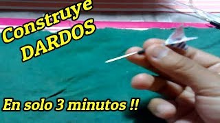 Construye un dardo en 3 minutos [upl. by Helbonia]