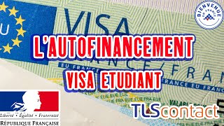 AUTOFINANCEMENT VISA ETUDIANT FRANCE De A à Z [upl. by Enneira84]