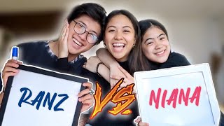 Who Knows Me BETTER Ranz vs Niana [upl. by Nnylyak]