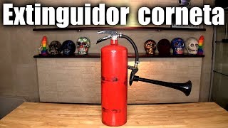 PROBANDO EL EXTINGUIDOR CORNETA  ChideeTv [upl. by Akenom]