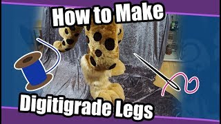 Tutorial 53 Digitigrade Legs For Partial Fursuits [upl. by Adnolohs]