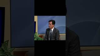 Eminem meditation during an interview🤣 stephencolbert southpaw phenomenal monster rap hiphop [upl. by Tehr968]