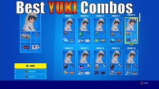 15 Best YUKI Skin Combos Fortnite Battle Royale [upl. by Yekcim]