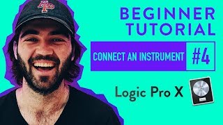 How To Connect a Guitar to Logic Pro X  2017 Beginner Tutorial 4 [upl. by Melany]