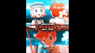 Serena Ketchum vs Misty 😏 ib mrelot  pokemon wis shorts shortsfeed viral [upl. by Normy451]