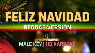 Feliz Navidad  KARAOKE  Male Key [upl. by Edlitam913]