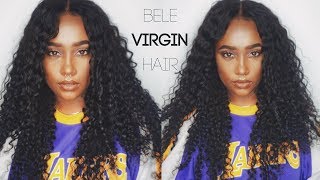 Affordable BEST LOOSE CURL ALIEXPRESS HAIR  Bele Virgin Hair Company [upl. by Carie]