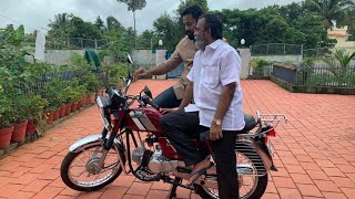 Hero Honda CD 100  Restoration  Unni Mukundan  Surprise Gift to Father  Motopadrone [upl. by Valdas]