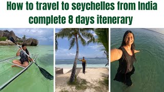 Seychelles How to reach  where to stay  sightseeingcomplete indian guide [upl. by Adnolahs]