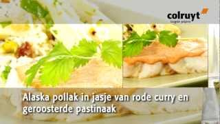 Alaska pollak in jasje van rode curry [upl. by Ahsercel360]