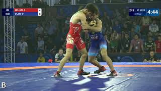 12 GR  60 kg A NEJATI IRI v V VIJAY IND [upl. by Ayifa]