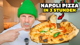 So kannst du eine NAPOLI PIZZA in 3 STUNDEN backen [upl. by Irrac616]