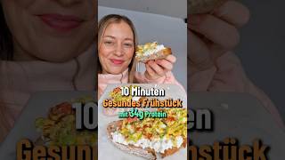 10 Minuten Frühstück  Avocado Toast mit 34g Protein [upl. by Gilemette]