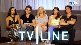 Vampire Diaries LastEver ComicCon Interview  TVLine Studio Presented by ZTE  ComicCon 2016 [upl. by Kalina700]