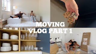 MOVING VLOG 1  Move out with me and my boyfriend [upl. by Christianson]