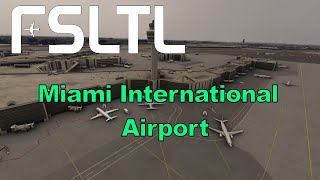 Miami International Airport Live Traffic  Microsoft Flight Simulator 2020  FSLTL [upl. by Oirifrop603]