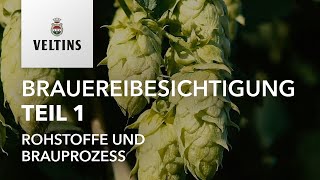 VELTINS Brauereibesichtigung Teil 1  Rohstoffe und Brauprozess [upl. by Yllah]