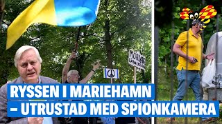 Ryssland bevakar demonstranterna på Åland – med webbkamera [upl. by Saberhagen]