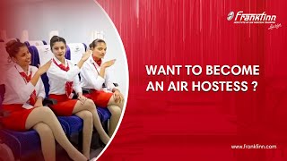 How to become an Air Hostess  Patna Center  Vidushi  Frankfinn [upl. by Mapel]