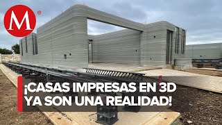 Se construye primer vecindario de casas futuristas en Texas [upl. by Lourie]