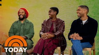 ‘Bob Marley One Love’ stars talk biopic of reggae royalty [upl. by Annirak]