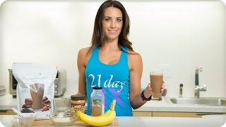 Vegan Chocolate Shake Challenge—Shakeology Recipe  Autumn Fitness [upl. by Billmyre]