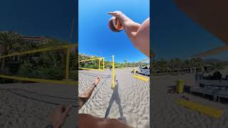 How many reps can you do beachvolley volleyball voleibol voleybol insta360official [upl. by Abbi70]