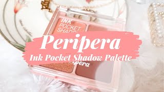 Super Easy Daily Makeup using Multi eyeshadow palettes from PERIPERA  KB Inside [upl. by Ahsiekyt180]