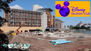 DVC Tower at Polynesian Village Resort Construction Update  April 2024  WALT DISNEY WORLD 4k [upl. by Lahsram311]