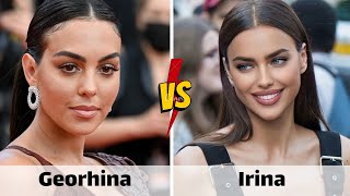 Georgina Rodriguez Ronaldos Girlfriend Vs Irina Shake Ronaldos Ex Girlfriend [upl. by Ennairak546]