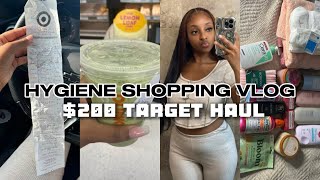 HYGIENE SHOPPING VLOG 200 TARGET HAUL [upl. by Toille]