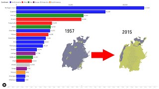 The Top 20 Largest Geological Lakes Over Time 1925  2023 [upl. by Nanreit]