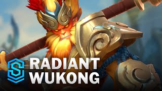 Radiant Wukong Wild Rift Skin Spotlight [upl. by Nitas]