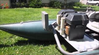 Three boat Inflatable Pontoon Review [upl. by Ilrac]