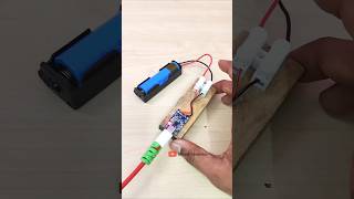 18650 Battery Charger Invention Idea tp4056 module short [upl. by Ittocs]