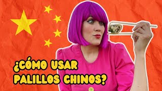 ¡Aprende a Usar los Palillos Chinos con Gomita 🍜 [upl. by Loats74]