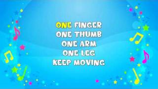 One Finger One Thumb  Sing A Long  Keep Moving  Action Song  Nursery Rhyme  KiddieOK [upl. by Dlared80]