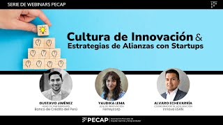 Webinar Cultura de Innovación amp Estrategias de Alianza con Startups [upl. by Leeda]