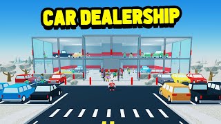 Building a CAR DEALERSHIP in Retail Tycoon 2 [upl. by Narba]