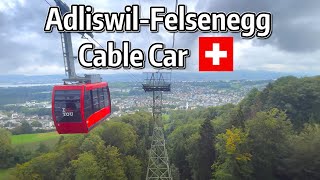 ⁴ᴷ⁶⁰ Exploring the AdliswilFelsenegg Cable Car in Zürich Switzerland [upl. by Ginnie]