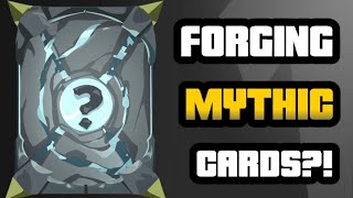 Forging new Mythic Cards in Splinterlands Does this solve the oversupply of cards and other issues [upl. by Imiaj]