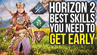 Horizon Forbidden West Best Skills You Need To Get Early Horizon Forbidden West Tips And Tricks [upl. by Colley]