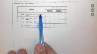 17 1b Identifying Bronsted Lowry acids and bases [upl. by Lemuelah490]