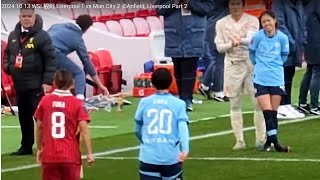 2024 10 13 WSL観戦 Liverpool 1 vs Man City 2 Part 2 なでしこ対決 ManCity劇的勝利 長谷川唯選手 藤野あおば選手 山下杏也加選手 長野風花選手 [upl. by Atirahc]