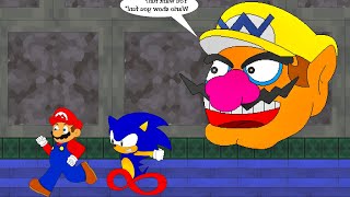 Wario Apparition Wants Sonic amp Mario Animation [upl. by Kcirred]