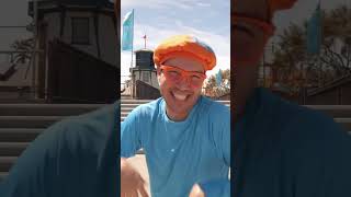 Blippi Dances At The Water Park blippi learning educational dance waterpark shorts [upl. by Llerrit]