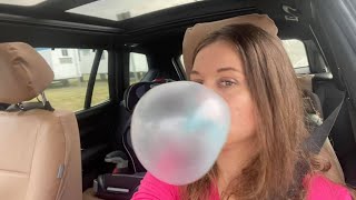 BIG BUBBLE GUM ASMR  chewing 😋 blowing 🎈 popping 💥 [upl. by Ariay]