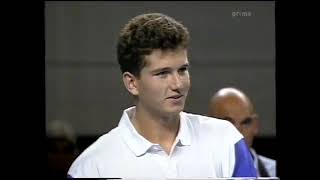 Sydney indoor 1994 F Krajicek vs Becker 12 [upl. by Zitah]