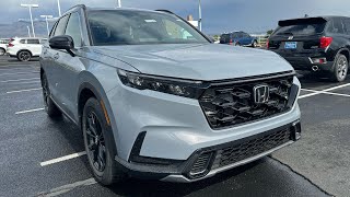 2024 Honda CRV Sport Hybrid  Urban Grey Pearl  Walkaround [upl. by Giles]