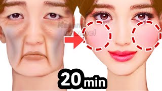 20mins🔥 Get Chubby Cheeks Fuller Cheeks Naturally With This Exercise amp Massage Lift Sagging Cheeks [upl. by Yur881]